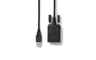 Conversor de USB A macho a RS232 macho - USB 2.0 - 0,9 m